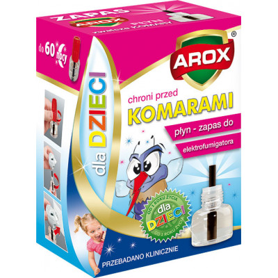 Arox zapas do Elektrofumigatora 60nocy dla dzieci 45ml płyn