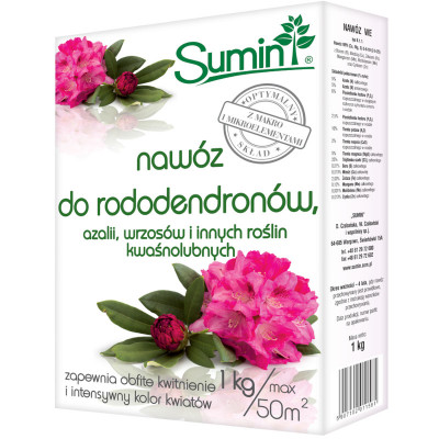 Nawóz do Rododendronów 1kg karton /Sumin/