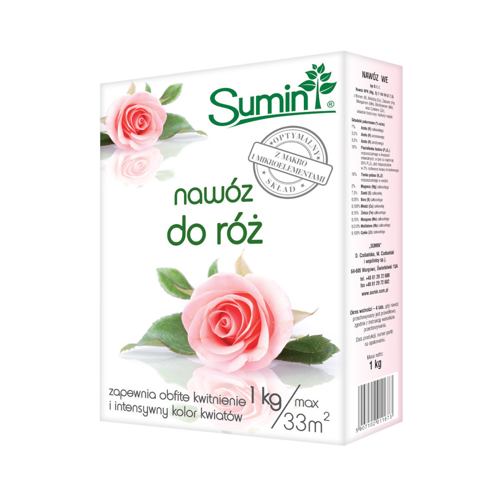Nawóz do Róż 1kg karton /Sumin/